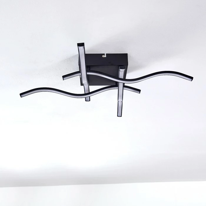 Hofstein Voltti Deckenleuchte LED Schwarz, 4-flammig 9 Hofstein Voltti Deckenleuchte LED Schwarz, 4-flammig – Bild 9