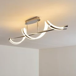 Hofstein Vora Deckenleuchte LED Chrom, 1-flammig -LED Leuchten Verkäufe vora deckenleuchte h3090114 2