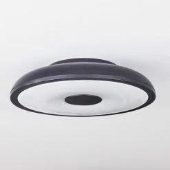 Hofstein Vully Deckenleuchte LED Schwarz, 1-flammig, Fernbedienung, Farbwechsler -LED Leuchten Verkäufe vully deckenleuchte h3457566 7