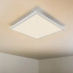 Hofstein Wabos Deckenpanel LED Weiß, 1-flammig, Fernbedienung, Farbwechsler -LED Leuchten Verkäufe wabos deckenpanel h3001349 11