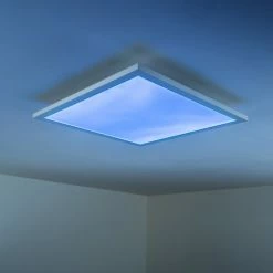 Hofstein Wabos Deckenpanel LED Weiß, 1-flammig, Fernbedienung, Farbwechsler -LED Leuchten Verkäufe wabos deckenpanel h3001349 14