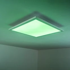 Hofstein Wabos Deckenpanel LED Weiß, 1-flammig, Fernbedienung, Farbwechsler -LED Leuchten Verkäufe wabos deckenpanel h3001349 15