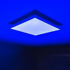 Hofstein Wabos Deckenpanel LED Weiß, 1-flammig, Fernbedienung, Farbwechsler -LED Leuchten Verkäufe wabos deckenpanel h3001349 22