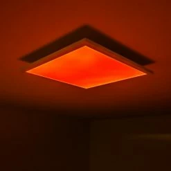 Hofstein Wabos Deckenpanel LED Weiß, 1-flammig, Fernbedienung, Farbwechsler -LED Leuchten Verkäufe wabos deckenpanel h3001349 24