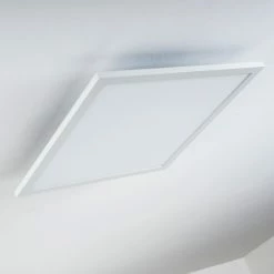 Hofstein Wabos Deckenpanel LED Weiß, 1-flammig, Fernbedienung, Farbwechsler -LED Leuchten Verkäufe wabos deckenpanel h3001349 30