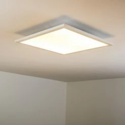 Hofstein Wabos Deckenpanel LED Weiß, 1-flammig, Fernbedienung, Farbwechsler -LED Leuchten Verkäufe wabos deckenpanel h3001349 6