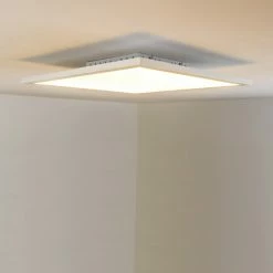 Hofstein Wabos Deckenpanel LED Weiß, 1-flammig, Fernbedienung, Farbwechsler -LED Leuchten Verkäufe wabos deckenpanel h3001349 9