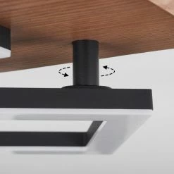 Hofstein Walschbronn Deckenleuchte LED Schwarz, Naturfarben, 1-flammig -LED Leuchten Verkäufe walschbronn deckenleuchte h3652008 5