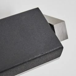 Hofstein Waltenheim Wandleuchte LED Nickel-Matt, Schwarz, 1-flammig -LED Leuchten Verkäufe waltenheim wandleuchte h3654361 11