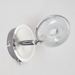 Hofstein Wandleuchte Donot LED Nickel-Matt, Chrom, 1-flammig -LED Leuchten Verkäufe wandleuchte donot h3021293 do2 18