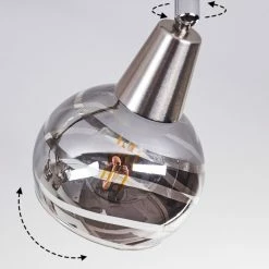 Hofstein Warga Deckenleuchte LED Nickel-Matt, 4-flammig 16 Hofstein Warga Deckenleuchte LED Nickel-Matt, 4-flammig -LED Leuchten Verkäufe warga deckenleuchte h3390184 5