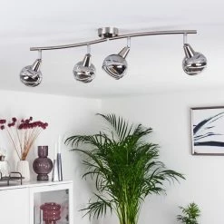 Hofstein Warga Deckenleuchte LED Nickel-Matt, 4-flammig 19 Hofstein Warga Deckenleuchte LED Nickel-Matt, 4-flammig -LED Leuchten Verkäufe warga deckenleuchte h3390184 8