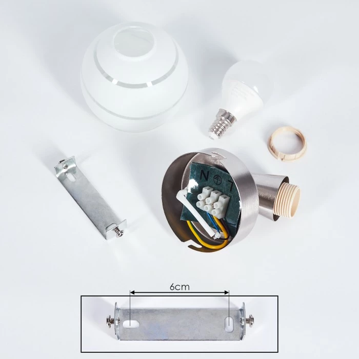 Hofstein Warga Deckenleuchte LED Nickel-Matt, 1-flammig 5 Hofstein Warga Deckenleuchte LED Nickel-Matt, 1-flammig – Bild 5