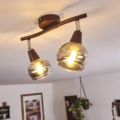 Hofstein Warga Deckenleuchte LED Bronze, 2-flammig -LED Leuchten Verkäufe warga deckenleuchte h3395257 10