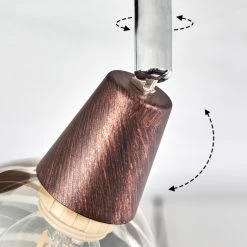 Hofstein Warga Deckenleuchte LED Bronze, 2-flammig -LED Leuchten Verkäufe warga deckenleuchte h3395257 5