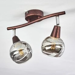 Hofstein Warga Deckenleuchte LED Bronze, 2-flammig -LED Leuchten Verkäufe warga deckenleuchte h3395257 7