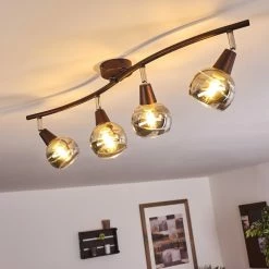 Hofstein Warga Deckenleuchte LED Bronze, 4-flammig 18 Hofstein Warga Deckenleuchte LED Bronze, 4-flammig -LED Leuchten Verkäufe warga deckenleuchte h3395288 8