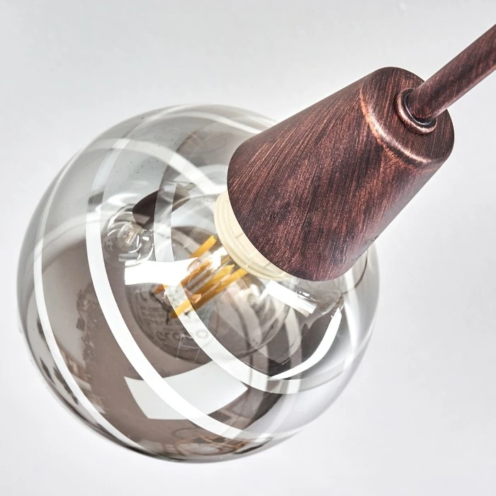 Hofstein Warga Deckenleuchte LED Bronze, 4-flammig 6 Hofstein Warga Deckenleuchte LED Bronze, 4-flammig – Bild 6