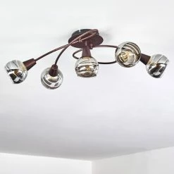 Hofstein Warga Deckenleuchte LED Bronze, 4-flammig 17 Hofstein Warga Deckenleuchte LED Bronze, 4-flammig -LED Leuchten Verkäufe warga deckenleuchte h3395325 7