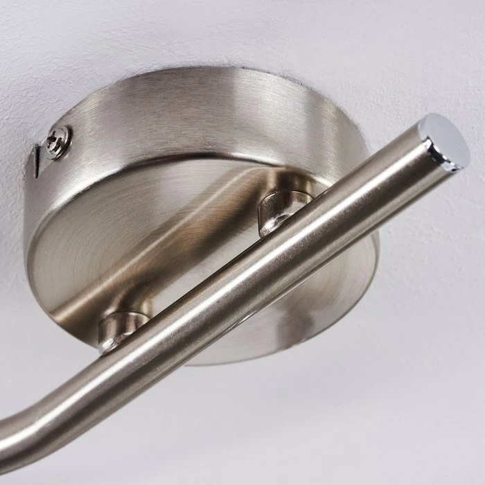 Hofstein Warga Deckenleuchte LED Nickel-Matt, 3-flammig 6 Hofstein Warga Deckenleuchte LED Nickel-Matt, 3-flammig – Bild 6