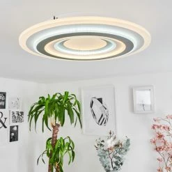 Hofstein Wawo Deckenpanel LED Weiß, 1-flammig, Fernbedienung -LED Leuchten Verkäufe wawo deckenpanel h3570210 8