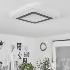 Hofstein Wawo Deckenpanel LED Weiß, 1-flammig, Fernbedienung -LED Leuchten Verkäufe wawo deckenpanel h3582749 4