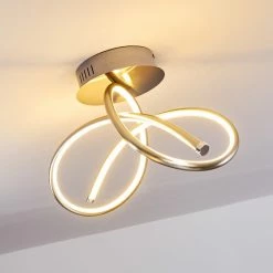 Hofstein Wengi Deckenleuchte LED Nickel-Matt, 1-flammig -LED Leuchten Verkäufe wengi deckenleuchte h3268919 do1 12