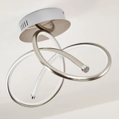 Hofstein Wengi Deckenleuchte LED Nickel-Matt, 1-flammig -LED Leuchten Verkäufe wengi deckenleuchte h3268919 do1 13