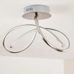 Hofstein Wengi Deckenleuchte LED Nickel-Matt, 1-flammig -LED Leuchten Verkäufe wengi deckenleuchte h3268919 do1 17