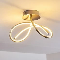 Hofstein Wengi Deckenleuchte LED Nickel-Matt, 1-flammig -LED Leuchten Verkäufe wengi deckenleuchte h3268919 do1 2