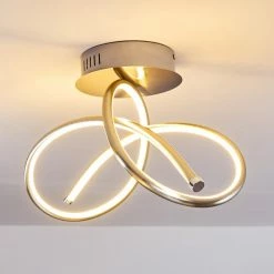 Hofstein Wengi Deckenleuchte LED Nickel-Matt, 1-flammig -LED Leuchten Verkäufe wengi deckenleuchte h3268919 do1 6