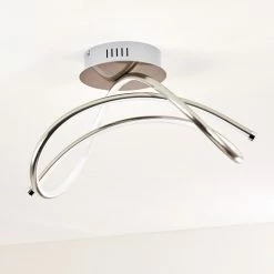 Hofstein Wengi Deckenleuchte LED Nickel-Matt, 1-flammig -LED Leuchten Verkäufe wengi deckenleuchte h3268919 do1 8