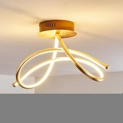 Hofstein Wengi Deckenleuchte LED Gold, 1-flammig -LED Leuchten Verkäufe wengi deckenleuchte h3269213 do1 17