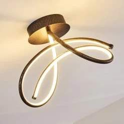 Hofstein Wengi Deckenleuchte LED Rostfarben, 1-flammig -LED Leuchten Verkäufe wengi deckenleuchte h3269220 do1 14