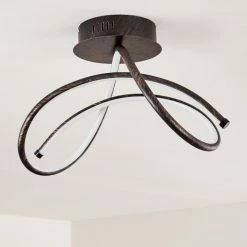 Hofstein Wengi Deckenleuchte LED Rostfarben, 1-flammig -LED Leuchten Verkäufe wengi deckenleuchte h3269220 do1 19