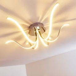 Hofstein Wikon Deckenleuchte LED Chrom, 6-flammig -LED Leuchten Verkäufe wikon deckenleuchte h3268926 do2 11