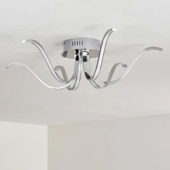 Hofstein Wikon Deckenleuchte LED Chrom, 6-flammig -LED Leuchten Verkäufe wikon deckenleuchte h3268926 do2 16