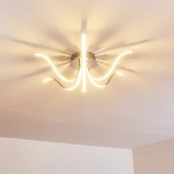 Hofstein Wikon Deckenleuchte LED Chrom, 6-flammig -LED Leuchten Verkäufe wikon deckenleuchte h3268926 do2 2