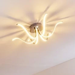 Hofstein Wikon Deckenleuchte LED Chrom, 6-flammig -LED Leuchten Verkäufe wikon deckenleuchte h3268926 do2 8