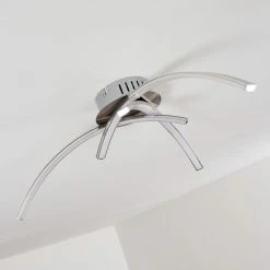 Hofstein Wikon Deckenleuchte LED Nickel-Matt, 3-flammig -LED Leuchten Verkäufe wikon deckenleuchte h3268933 do1 12