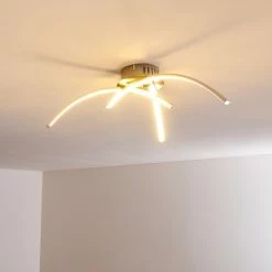 Hofstein Wikon Deckenleuchte LED Nickel-Matt, 3-flammig -LED Leuchten Verkäufe wikon deckenleuchte h3268933 do1 3