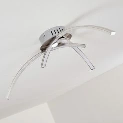 Hofstein Wikon Deckenleuchte LED Nickel-Matt, 3-flammig -LED Leuchten Verkäufe wikon deckenleuchte h3268933 do1 6