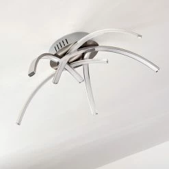 Hofstein Wikon Deckenleuchte LED Nickel-Matt, 5-flammig -LED Leuchten Verkäufe wikon deckenleuchte h3271964 do2 12