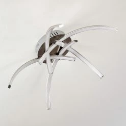 Hofstein Wikon Deckenleuchte LED Nickel-Matt, 5-flammig -LED Leuchten Verkäufe wikon deckenleuchte h3271964 do2 6