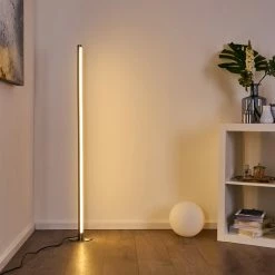 Hofstein Wila Stehlampe LED Nickel-Matt, 1-flammig 18 Hofstein Wila Stehlampe LED Nickel-Matt, 1-flammig -LED Leuchten Verkäufe wila stehlampe h3268506 do1 3