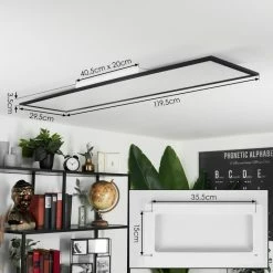 Hofstein Wilderswil&nbsp; Deckenpanel LED Wei&szlig;, 1-flammig -LED Leuchten Verkäufe wilderswil deckenpanel h3651513 3
