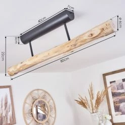 Hofstein Winterthur Deckenleuchte LED Schwarz, 1-flammig -LED Leuchten Verkäufe winterthur deckenleuchte h3388143 3