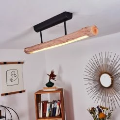 Hofstein Winterthur Deckenleuchte LED Schwarz, 1-flammig