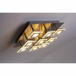 Wofi Leuchten Wofi Cholet Deckenleuchte LED Nickel-Matt, 9-flammig -LED Leuchten Verkäufe wofi cholet deckenleuchte 9197 09 64 0000 do1 10