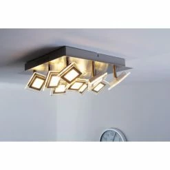 Wofi Leuchten Wofi Cholet Deckenleuchte LED Nickel-Matt, 9-flammig -LED Leuchten Verkäufe wofi cholet deckenleuchte 9197 09 64 0000 do1 13